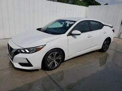 Salvage cars for sale at Ellenwood, GA auction: 2021 Nissan Sentra SV