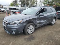 Salvage cars for sale at New Britain, CT auction: 2019 Subaru Outback 2.5I Premium