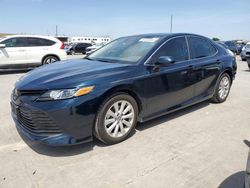 Salvage cars for sale from Copart Grand Prairie, TX: 2019 Toyota Camry L