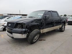 Salvage trucks for sale at Grand Prairie, TX auction: 2005 Ford F150 Supercrew