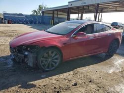 Salvage cars for sale at Riverview, FL auction: 2016 Tesla Model S