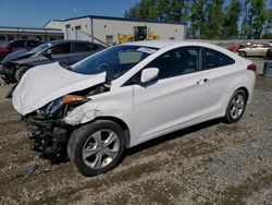 Salvage cars for sale from Copart Arlington, WA: 2013 Hyundai Elantra Coupe GS