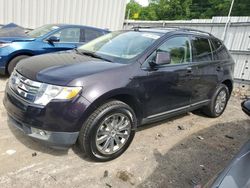 Salvage cars for sale at West Mifflin, PA auction: 2007 Ford Edge SEL