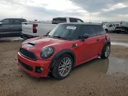 Salvage cars for sale at Houston, TX auction: 2012 Mini Cooper S