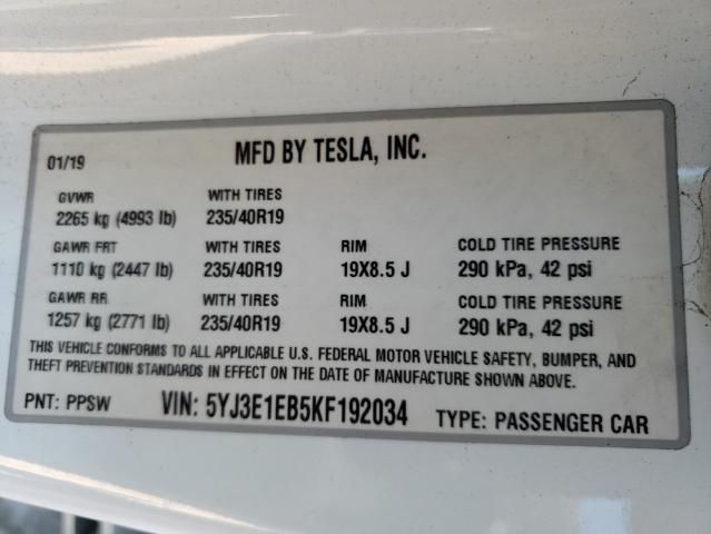 2019 Tesla Model 3