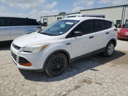 Salvage cars for sale at Kansas City, KS auction: 2015 Ford Escape S