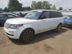 Salvage cars for sale at Finksburg, MD auction: 2017 Land Rover Range Rover Supercharged