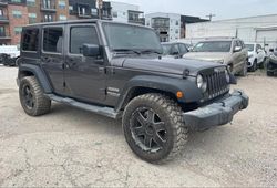 Salvage cars for sale at Grand Prairie, TX auction: 2017 Jeep Wrangler Unlimited Sport