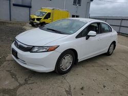 Salvage cars for sale from Copart Windsor, NJ: 2012 Honda Civic HF
