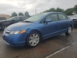 Salvage cars for sale from Copart Moraine, OH: 2006 Honda Civic LX