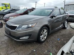 Salvage cars for sale at Chicago Heights, IL auction: 2012 KIA Optima EX