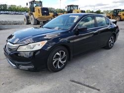 Salvage cars for sale at Dunn, NC auction: 2016 Honda Accord LX