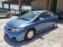 Salvage cars for sale at Homestead, FL auction: 2010 Honda Civic Hybrid