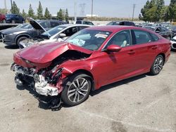 Honda Accord Hybrid salvage cars for sale: 2021 Honda Accord Hybrid