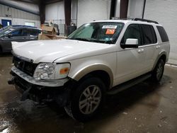 Salvage cars for sale at West Mifflin, PA auction: 2010 Ford Explorer Eddie Bauer