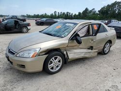 Vehiculos salvage en venta de Copart Houston, TX: 2007 Honda Accord EX