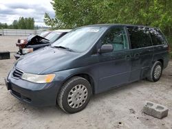 Salvage cars for sale from Copart Arlington, WA: 2004 Honda Odyssey LX