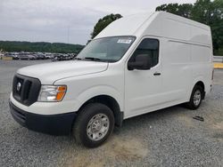 Salvage cars for sale from Copart Concord, NC: 2020 Nissan NV 2500 S