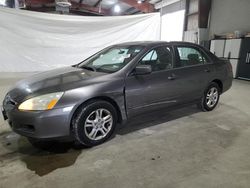 Salvage cars for sale from Copart North Billerica, MA: 2007 Honda Accord EX