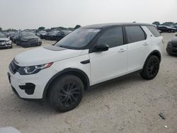 Salvage cars for sale at San Antonio, TX auction: 2018 Land Rover Discovery Sport SE