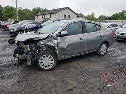 Salvage cars for sale at York Haven, PA auction: 2014 Nissan Versa S