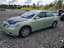 Salvage cars for sale at Windham, ME auction: 2008 Toyota Camry Hybrid