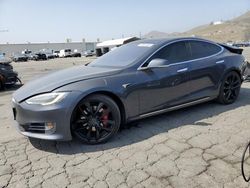 Salvage cars for sale from Copart Colton, CA: 2018 Tesla Model S