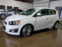 Chevrolet Sonic LTZ salvage cars for sale: 2016 Chevrolet Sonic LTZ