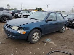 Salvage cars for sale from Copart Chicago Heights, IL: 2000 Toyota Corolla VE