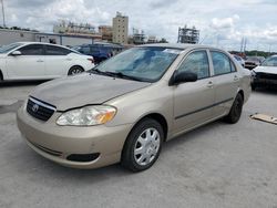 Salvage cars for sale from Copart New Orleans, LA: 2006 Toyota Corolla CE