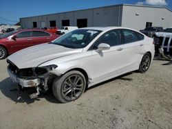 Salvage cars for sale at Jacksonville, FL auction: 2020 Ford Fusion SEL