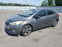 Salvage cars for sale at Dunn, NC auction: 2014 KIA Forte EX