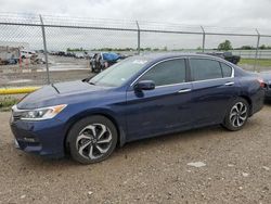 Salvage cars for sale at Houston, TX auction: 2017 Honda Accord EXL
