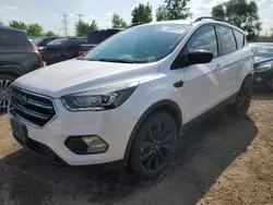 Salvage cars for sale at Elgin, IL auction: 2017 Ford Escape SE