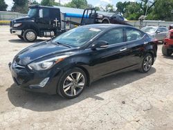 Salvage cars for sale at Wichita, KS auction: 2015 Hyundai Elantra SE