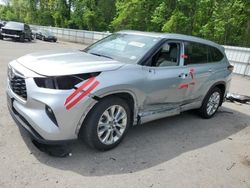 Vehiculos salvage en venta de Copart Glassboro, NJ: 2021 Toyota Highlander Limited