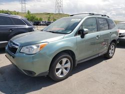 Salvage cars for sale from Copart Littleton, CO: 2015 Subaru Forester 2.5I Premium