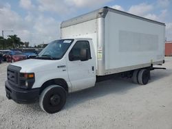 Ford salvage cars for sale: 2015 Ford Econoline E350 Super Duty Cutaway Van