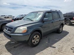 Salvage cars for sale at Earlington, KY auction: 2003 Honda Pilot EX