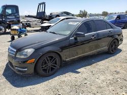 Salvage cars for sale at Antelope, CA auction: 2013 Mercedes-Benz C 250