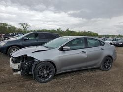 Salvage cars for sale at Des Moines, IA auction: 2015 Dodge Dart SXT