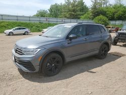 Volkswagen Tiguan se r-line Black salvage cars for sale: 2024 Volkswagen Tiguan SE R-LINE Black