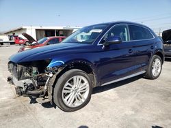 Salvage cars for sale at Sun Valley, CA auction: 2018 Audi Q5 Premium Plus