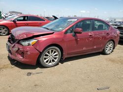 Salvage cars for sale at Brighton, CO auction: 2014 Subaru Impreza Premium