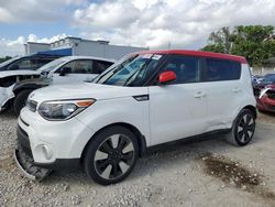 Salvage cars for sale from Copart Opa Locka, FL: 2017 KIA Soul +