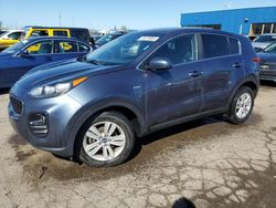 Salvage cars for sale from Copart Woodhaven, MI: 2018 KIA Sportage LX