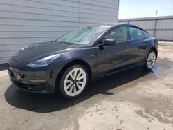 Salvage cars for sale from Copart San Diego, CA: 2022 Tesla Model 3