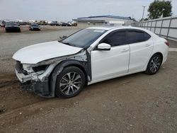 Salvage cars for sale at San Diego, CA auction: 2017 Acura TLX Tech