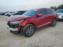 Salvage cars for sale at Houston, TX auction: 2019 Acura RDX Technology