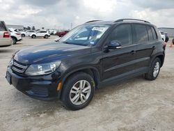 Salvage cars for sale at Houston, TX auction: 2017 Volkswagen Tiguan S